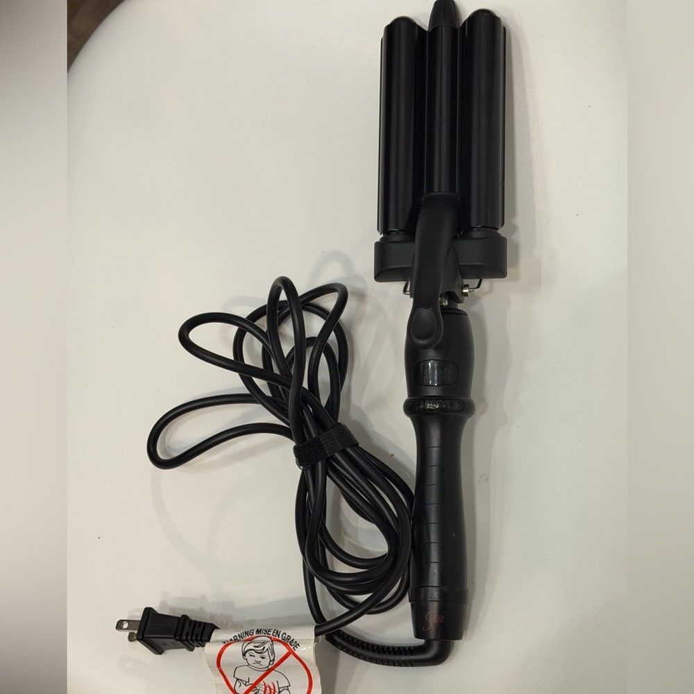 Sultra Black 3-Barrel Hair Curling Iron